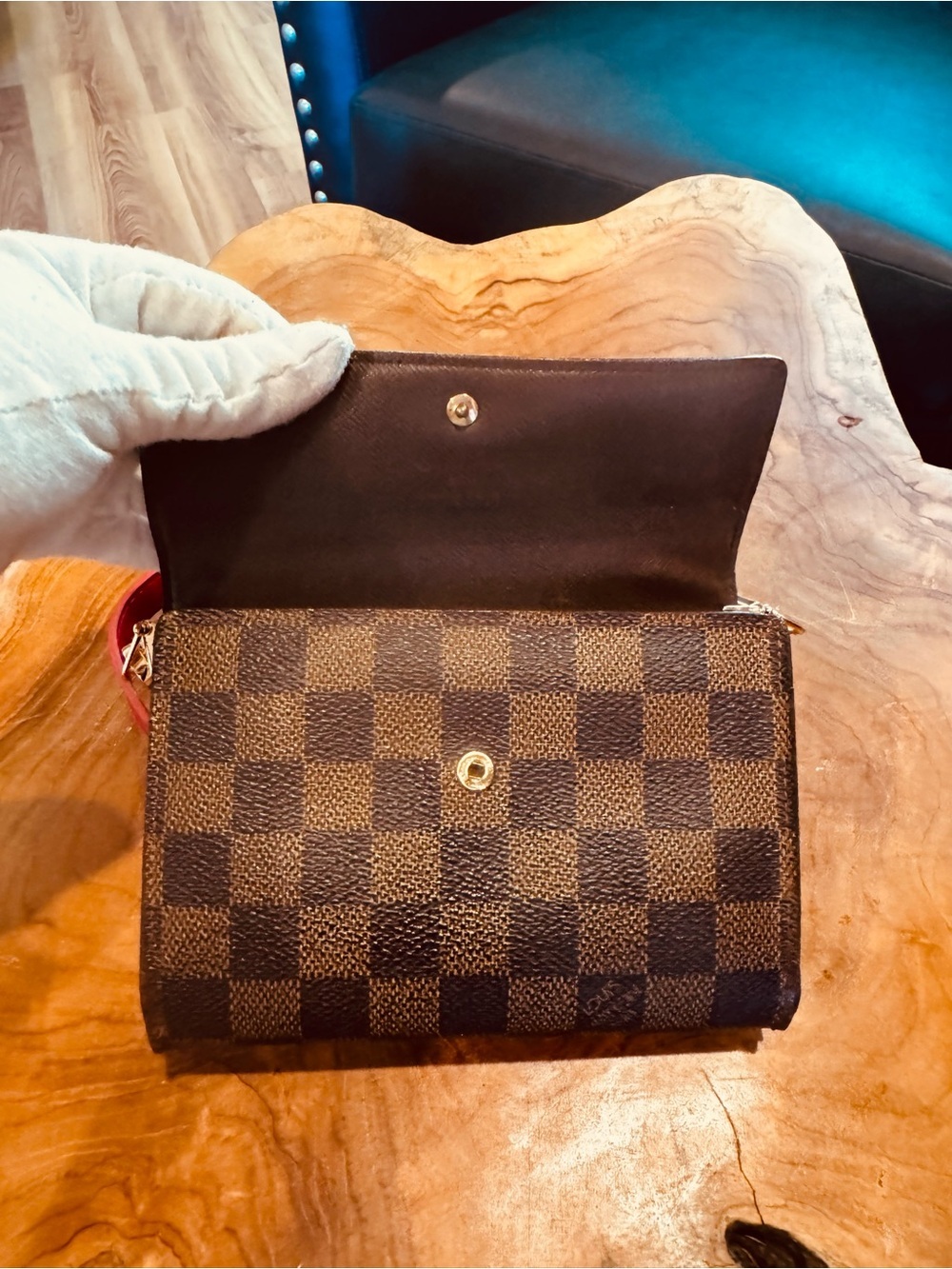 Just in 🔥 Louis Vuitton Damier Porte Tresor Etui Papiers Trifold Wallet - Picture 7 of 15